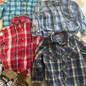 Boys Dress Shirts Bundle of 4 size 3T
